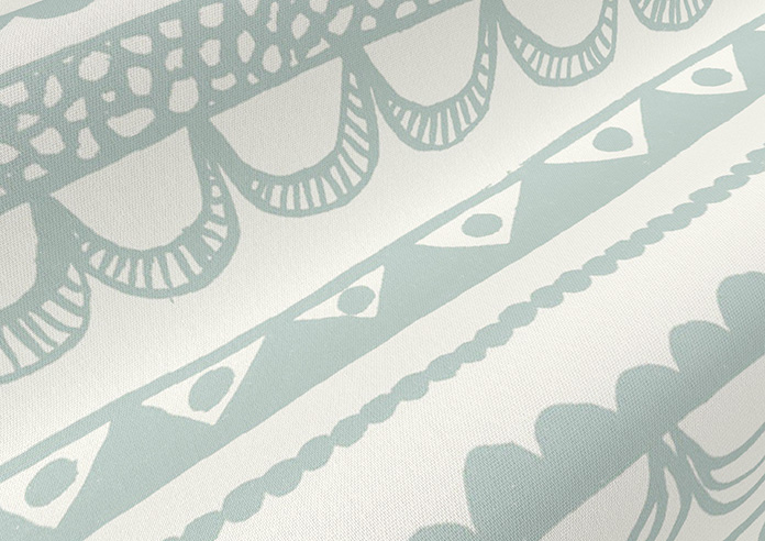 Bohemian, Crystal Blue - Twist&Fit Roman Blind - Image 4